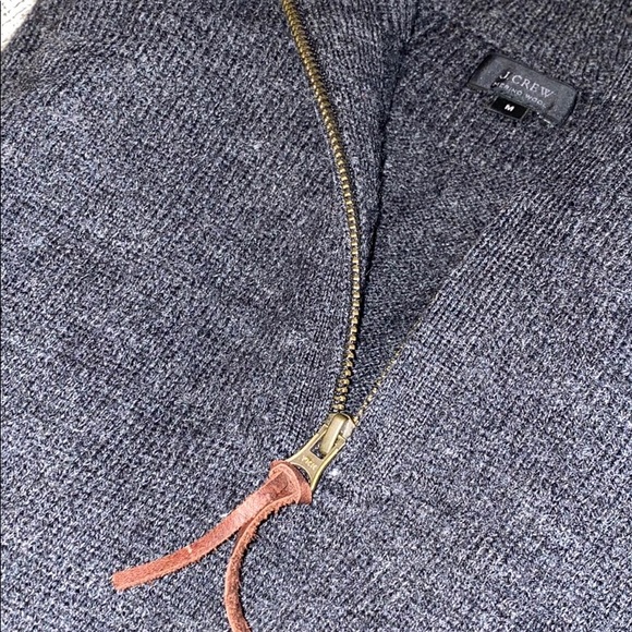 J.Crew - ‘Rugged Merino Wool’ - SLIM-FIT Quarter-Zip Sweater - Picture 3 of 10